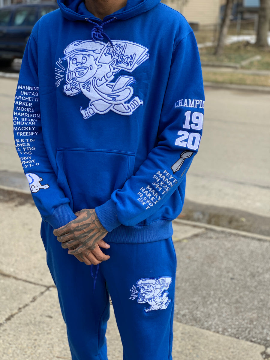 EtanBoh X Colts - Hoodie & Jogger pants – EtanBoh Clothing