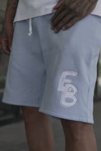 Load image into Gallery viewer, EtanBoh Initial Logo Shorts - Powder Blue