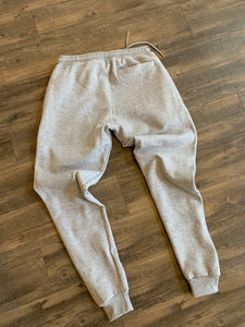Clean gray jogger pants